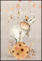 Elephant Real Rose Gold Poster 50x70cm